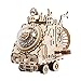 ROKR 3D Assembly Puzzle Build Your Own Wooden Music Box Craft Kits, Brain Teaser Gifts for Kids and Adults (Spaceship)