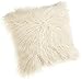 Dikoaina Mongolian Faux Fur Pillow Cover Cushion Case Natural Color