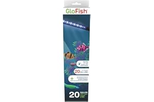 GloFish 10-Inch LED Light Sticks for Fish Aquariums Up to 20 Gallons, 2 Count, with White and Blue LED Lights