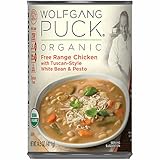 Wolfgang Puck Organic Free Range Chicken with Tuscan-Style White Bean & Pesto Soup, 14.5 oz. Can