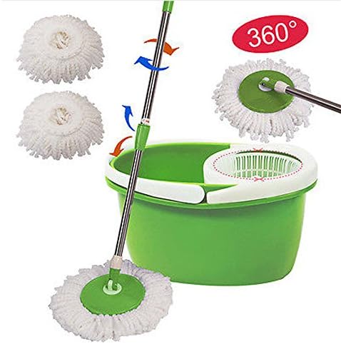 Thegood88 Household Cleaning Wet Mop Wring Bucket 360 Degree Rotating Adjustable Tool EB0010 Mop Rotating Floor Bucket Magic Microfiber Easy Heads 360