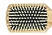 Natural Wooden Massage Hair Brush, Cushion, Wood Bristle. Large Square Paddle Brush