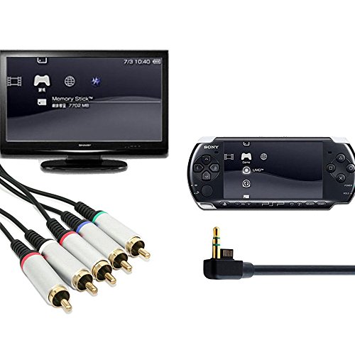 image for ElementDigital PSP AV Cable Component for PSP 3000 3001 & PSP 2000 Ful