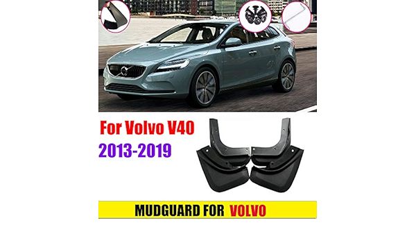 ZAYYL Aletas de Lodo de Coche,para Volvo V40 2013-2019 5-Door ...