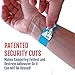 Grandstand Ink - 3/4in SKY BLUE Tyvek® Wristbands - Print & Writable Sheets in Distribution Box Paper Feel Party Event Bracelets For Churches or Schools 1000 ID Bands (100 Customizable Sheets) Per Box