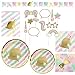 Creative Converting Unicorn Birthday Party Ultimate Bundle: Happy Birthday Banner, Photo Props, Treat Bags, Plates & Napkins
