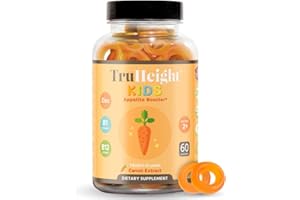 TruHeight Kids Appetite Booster Gummies (Ages 2+) All Natural Toddler, Kids & Teens Appetite Stimulant to Eat More - Weight Gain Supplements - Vitamins for Underweight Children - Picky Eater Vitamin