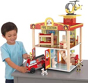 deluxe fire station playset