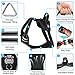 BABYLTRL No Pull Dog Harness with Leash & Collar, Adjustable Dog Vest Harness Reflective Oxford No-Choke Soft Pet Harness for Small Medium Large Dogs Easy Control Harness (Oldblack, Large)