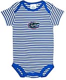 Florida Gators Blue Striped NCAA College Newborn Infant Baby Creeper