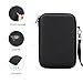 BOVKE 2-in-1 Carrying Case Compatible with Samsung T5 T3 T1 Portable 250GB 500GB 1TB 2TB SSD USB 3.1 Type C Hard Drive External Solid State Drives, Black