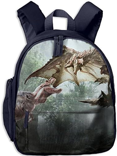 Student School Bags Backpack Daypack Monster Super Bookbag Break For Kids Navy