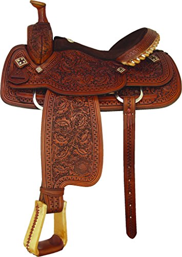 Tex Tan Shiner Roper Saddle 16in