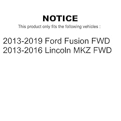 Rear Wheel Bearing and Hub Assembly Pair for Ford