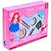 Princess Fairy - Klee Kids Natural Mineral Makeup 4 Piece Kit with Pressed Powder Compacts. Non-Toxic. Made in USA.