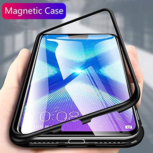Yakio 2019 Anti-peep Magnetic Phone Case (Red, for iPhone X XS)