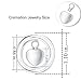 Flove Cremation Jewelry for Ashes, Cremation Necklaces for Dad