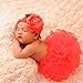 Newborn Baby Girls Photo Photography Prop Tutu Skirt Headband Outfit Clothes Set
