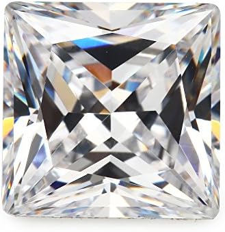Size1.5x1.5~12x12mm AAAAA White Square Shape Princess Cut Europe Machine Cut Loose CZ Cubic Zirconia Gemstone JIANGYUANGEMS (1.5x1.5mm 100pcs)