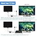 TV ANTENNA, 50 Mile Range Amplified TV Antenna with Detachable Amplifier Signal Booster for High Performance and 10ft Coaxial Cable(Black)