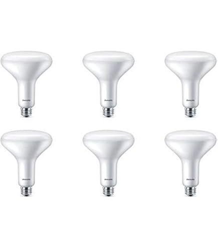 Philips 560268 LED 8.8w (65w Equivalent) BR40 6-Inch Recessed Can