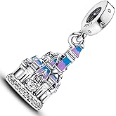ZURWTCH Magic Kingdom Dangle Charm Fit Women Bracelet Necklaces Fashion Gifts 925 Sterling Silver DIY Jewelry