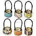 kilofly 6pc Cuff Elastic Band Ponytail Holder Hair Tie Styling Wrap Set