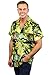 Funky Hawaiian Shirt Men Short-Sleeve Front-Pocket Surf Beach Multiple Colors