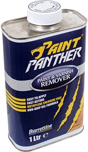 Barrettine Paint Panther Paint Varnish Remover 1L Methylene Chloride Free Gel