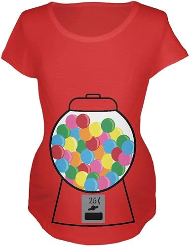 Old Glory Candy Gumball Machine Costume Pregnancy Maternity Soft T Shirt At Amazon Women S Clothing Store