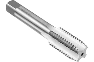 uxcell Hand Plug Tap 1"-8 UNC 2B Left Hand Thread Plug Style Taps Straight Flute Screw Tapping Threading Tool High Speed Stee
