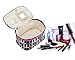 HOYOFO Portable Travel Makeup Bag Cosmetic Organizer Case with Mirror,Black