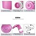 Kitdine Portable Soft Silicone Travel bottles Set (Pink + White + Blue)
