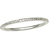 Sterling Silver Stacking Ring • Diamond-cut Stackable Band, Available Singly or in Multiples
