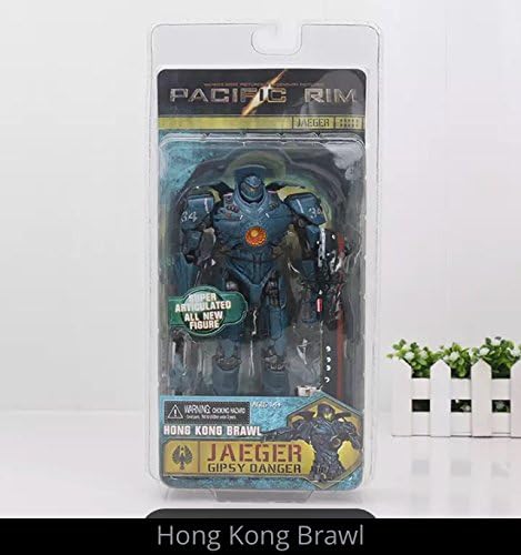 18CM Pacific Rim Jaeger Gipsy Danger and Battle Damage Gipsy Danger PVC Action Figures Collectible Model Toy (Hong Kong Brawl)