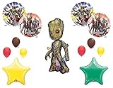GROOT GUARDIANS OF THE GALAXY BIRTHDAY PARTY Balloons Decorations Supplies