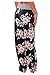 Aifer Women Casual Comfy Chic Floral Drawstring Long Wide Leg Pants