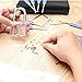 Lock Pick Set, Practice Lock, 17-piece Picking Lock Tools, Transparent Cutaway Crystal Pin Tumbler Keyed Padlock Lock, Training Locks for Lockpicking, Extractor Tool for Beginner and Pro Locksmiths