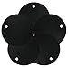 5 Pack Extra Thick Silicone Trivets Heat Resistant Pot Holder and Oven Mitts,Trivets for Hot Dishes,Nonslip Insulation Honeycomb Rubber Hot Pads for Countertop,Multi-Purpose & Flexible Mats,BK