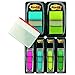 Post-it Flags and Arrow Flags Value Pack, Brights, 1 in and 1.7 in Wide, 196/Dispenser Plus Free Post-it Tabs (680-BBBGA4VA)
