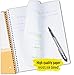 Five Star Spiral Notebook, 5-Subject, Wide Ruled Paper, 10-1/2