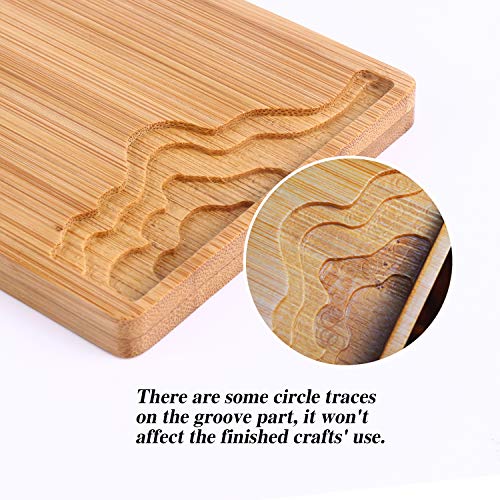 LET'S RESIN Wooden Coaster Molds, 5PCS Epoxy Resin Molds for Wooden Coasters, Square/Round Style (Side Length/Diameter 3.54"), Wooden Resin Molds for Crafts DIY, Coasters Making - Thumbnail 3