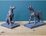 Gifts Direct 2 U Dog Bookends Set of 2 Black Labrador Vintage Ornament view 5