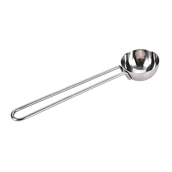 BESTONZON Edelstahl Kaffee Messlöffel langer Griff Kaffeedosierlöffel für Kaffeebohnen-Pulver