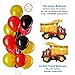 Ultimate Construction Party Supplies, 68 Pack Dump Truck Theme Birthday Decoration Kit for Boys, with Cake Toppers, Happy Birthday Banner, Balloons, Signs, Decors - PartyBuzz