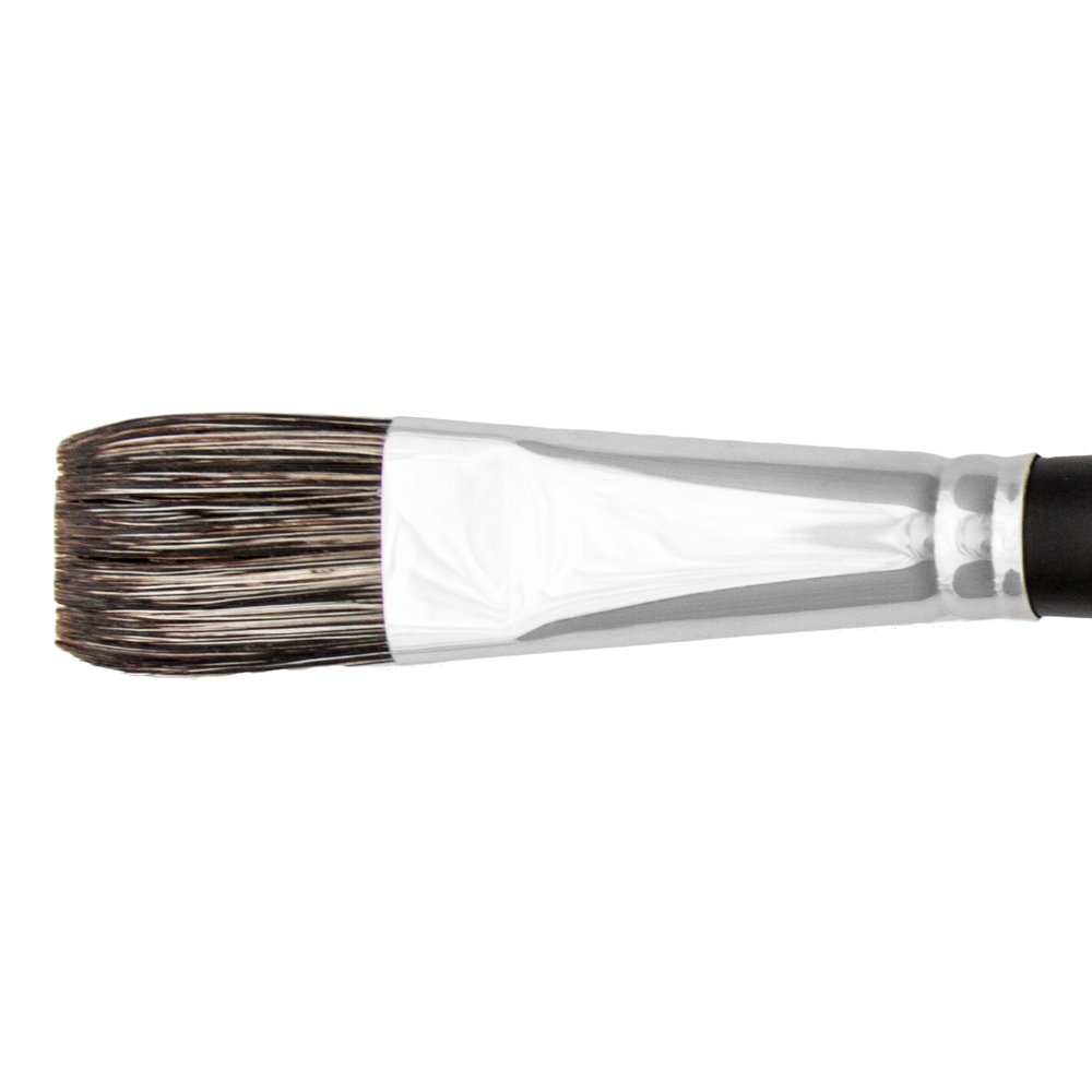 Jackson's : Black Hog Bristle Brush : Flat : No.12