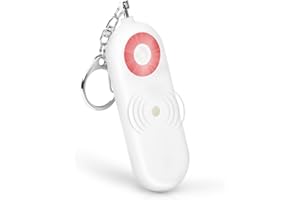MtMinn Personal Safety Alarm for Women - 130dB Self Defense Keychains Siren Whistle, Replaceable Battery with SOS LED Strobe Light - Emergency Security Safe Protection Devices for Kids Elderly