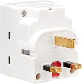 Status 3 Way Multi Plug Adapter UK 3 Pin Individually Switched Fused Surge view 3