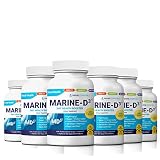 Marine-D3 340mg Anti-Aging Dietary Supplement with Vitamin D3, Omega 3 Fish Oil and DHA by Marine Essentials (360 Soft Gel Caps)