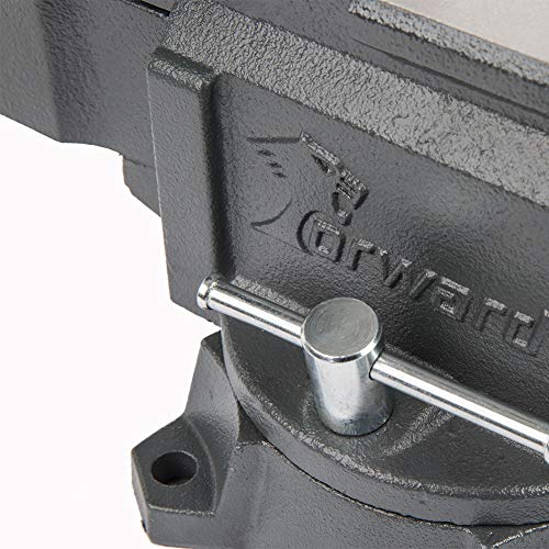 Forward CR60A 6.5-Inch Bench Vise Swivel Base Heavy Duty with Anvil (6 1/2") - Thumbnail 6
